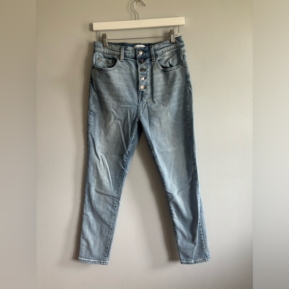 Pistola Cara button fly High Rise Vintage Skinny 29 - Picture 1 of 7